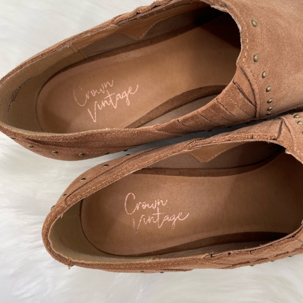 Crown Vintage Kavita Brown Ankle Boots - Picture 12 of 14